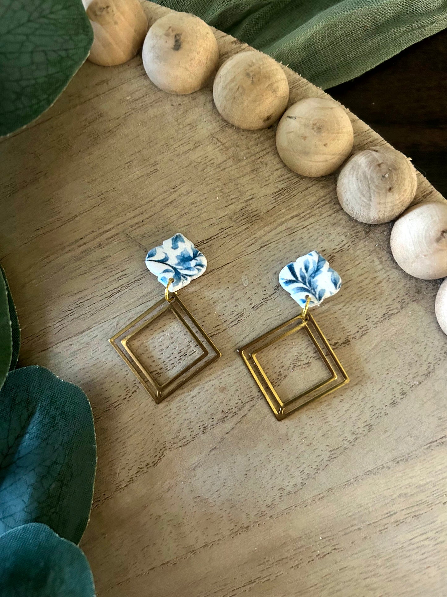 Blue Floral Edith