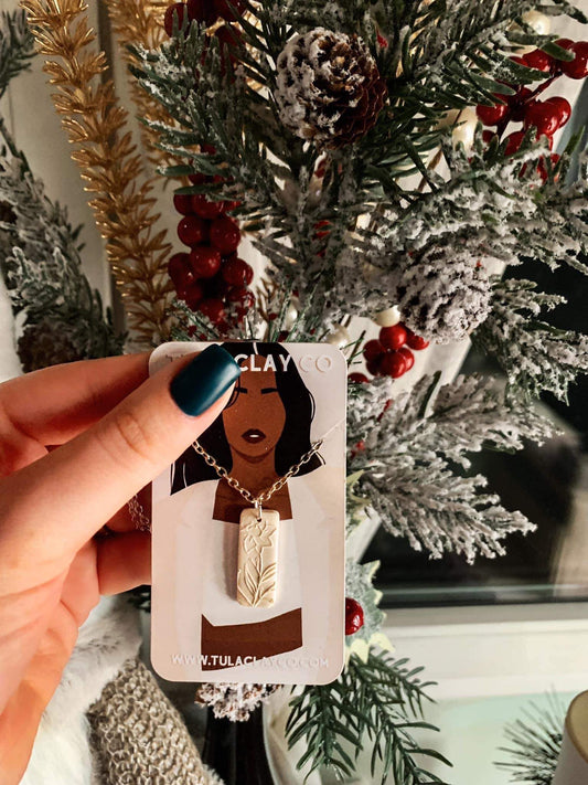 Birth Flower Bar Necklace