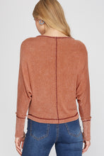Load image into Gallery viewer, Light Cinnamon Knit Long Sleeve
