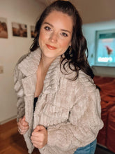 Load image into Gallery viewer, Khaki Fleece Jacket
