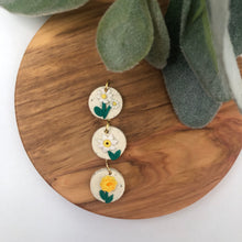 Load image into Gallery viewer, Stacked Birth Flower Earrings

